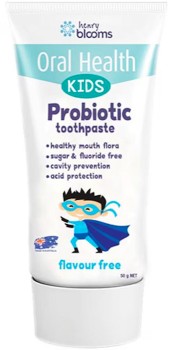 Henry+Blooms+Kids+Probiotic+Toothpaste+Flavour+Free+50g