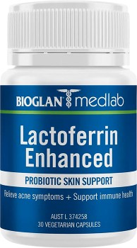 Medlab-Lactoferrin-Enhanced-Probiotic-Skin-Support-30-Caps on sale
