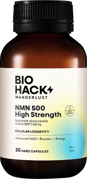Wanderlust-Biohack-Nmn-500-High-Strength-30-Capsules on sale