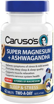 Carusos-Super-Magnesium-Ashwagandha-42-Tablets on sale