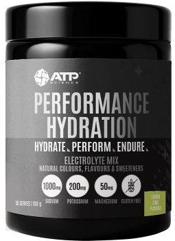 ATP-Science-Performance-Hydration-Electrolyte-Mix-Lemon-Lime-150g on sale