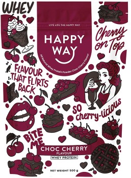 Happy-Way-Whey-Protein-Powder-Choc-Cherry-500g on sale