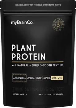 Mybrainco+Plant+Protein+Powder+Vanilla+900g
