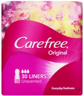 Carefree+Original+Unscented+Liners+30+Pack
