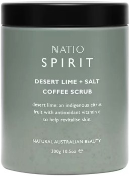 Natio-Spirit-Desert-Lime-Salt-Coffee-Scrub-300g on sale