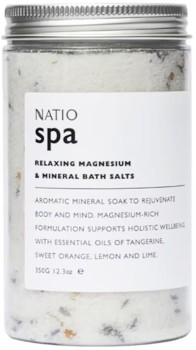 Natio-Spa-Relaxing-Magnesium-Mineral-Bath-Salts-350g on sale