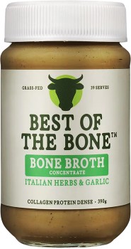 Best-Of-The-Bone-Italian-Herbs-Garlic-Bone-Broth-Concentrate-390g on sale