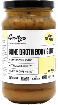 Gevity-Rx-Bone-Broth-Body-Glue-AM-Cleanse-390g on sale