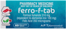 Ferro-F-Tab-Iron-Folic-Acid-60-Tablets on sale