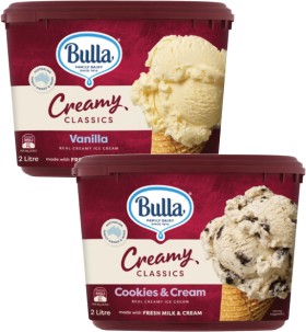 Bulla+Creamy+Classics+Ice+Cream+Tub+2+Litre