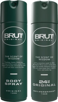 Brut+Original+Antiperspirant+Deodorant+212mL+or+Body+Spray+130g