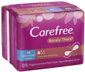 Carefree-Barely-There-Unscented-Liners-42-Pack on sale
