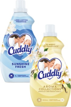 Cuddly+Concentrate+Fabric+Conditioner+900mL-1+Litre