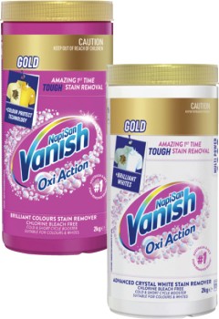 Vanish-NapiSan-Oxi-Action-Gold-Stain-Remover-Powder-2kg on sale