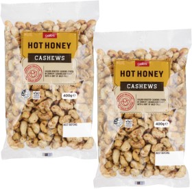 Coles-Hot-Honey-Cashews-400g on sale