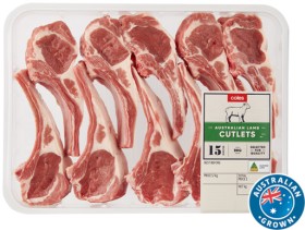 Coles-Australian-Lamb-Cutlets on sale