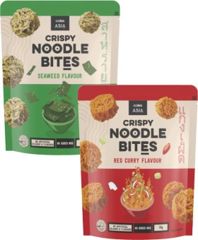 Coles-Asia-Crispy-Noodle-Bites-70g on sale
