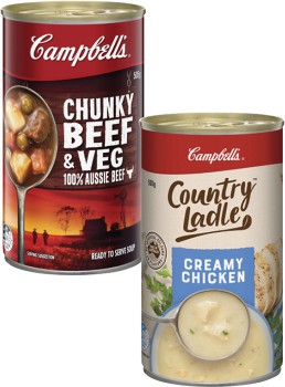 Campbells-Country-Ladle-or-Chunky-Soup-495g-505g on sale