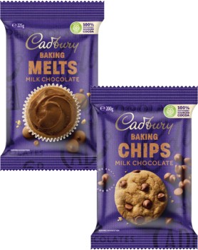 Cadbury-Baking-Chocolate-Chips-Melts-or-Blocks-180g-225g on sale