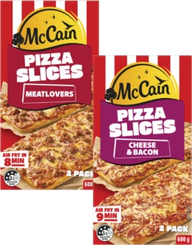 McCain+Pizza+Slices+2+Pack+600g