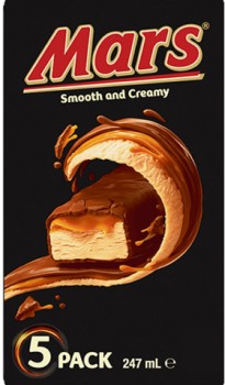 Mars+Smooth+%26amp%3B+Creamy+Frozen+Dessert+Bars+5+Pack+247mL