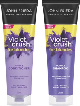 John-Frieda-Violet-Crush-Tone-Refresh-Shampoo-or-Conditioner-250mL on sale