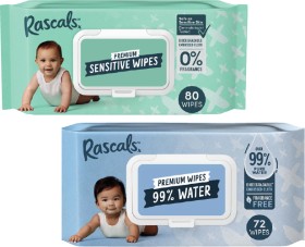 Rascals-Premium-Wipes-72-Pack-80-Pack on sale