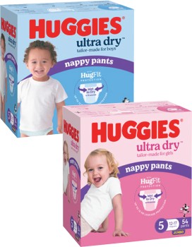 Huggies-Ultra-Dry-Jumbo-Nappy-Pants-48-Pack-62-Pack on sale