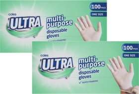 Coles+Ultra+Multi-Purpose+Disposable+Gloves+100+Pack
