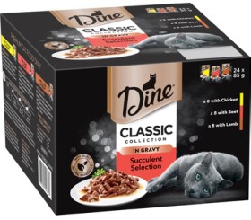Dine+Classic+Collections+Cat+Food+Pouches+24x85g