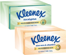 Kleenex+3-Ply+Wellbeing+Facial+Tissues+140+Pack