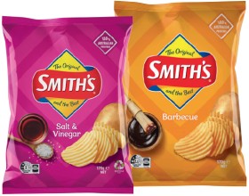 Smiths-Crinkle-Cut-or-Double-Crunch-Chips-150170g-Selected-Varieties on sale
