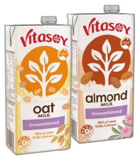 Vitasoy-Oat-Almond-or-Soy-Long-Life-Milk-1-Litre-Selected-Varieties on sale