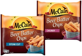 McCain+Beer+Batter+Chips+or+Wedges+750g+Selected+Varieties