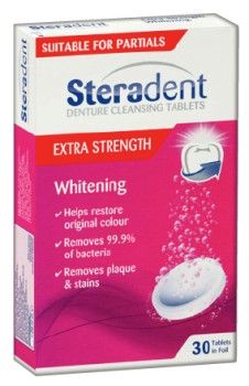 Steradent-Extra-Strength-Denture-Cleansing-Tablets-30-Pack on sale