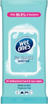 Wet-Ones-Antibacterial-Wipes-40-Pack-Selected-Varieties on sale