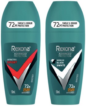 Rexona+Advanced+Protection+Antiperspirant+Roll%E2%80%91On+50mL+Selected+Varieties
