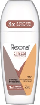 Rexona+Clinical+Protection+Antiperspirant+Roll%E2%80%91On+50mL+Selected+Varieties
