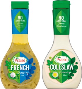 Praise+Dressing+330mL+Selected+Varieties