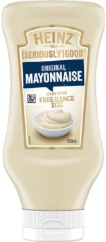 Heinz+Seriously+Good+Mayonnaise+or+Aioli+500mL+Selected+Varieties