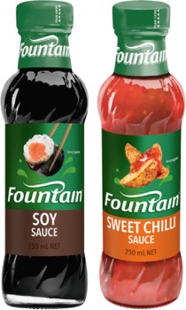 Fountain-Sauce-250mL-Selected-Varieties on sale