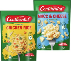 Continental+Pasta+%26amp%3B+Sauce+80g+or+Flavoured+Rice+115%E2%80%91125g+Selected+Varieties