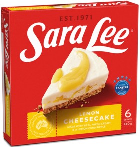 Sara-Lee-Cheesecake-360-425g-Selected-Varieties on sale