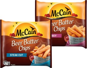 McCain+Beer+Batter+Chips+or+Wedges+750g+Selected+Varieties