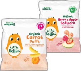 Little-Bellies-Organic-Puffs-12g-or-Softcorn-8g-Selected-Varieties on sale