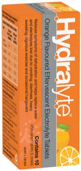Hydralyte+Effervescent+Electrolyte+Tablets+10+Pack%2A+Selected+Varieties