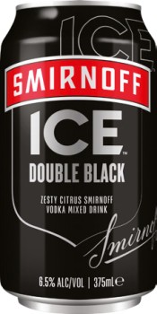 Smirnoff+Ice+Double+Black+6.5%25+Premix+Cans+375mL+10+Pack