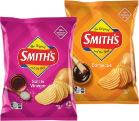 Smith%26rsquo%3Bs+Crinkle+Cut+Chips+150%E2%80%91170g+Selected+Varieties