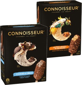 Connoisseur-Gourmet-Ice-Cream-4-6-Pack-Selected-Varieties on sale