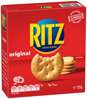Ritz+Crackers+155%E2%80%91250g+or+Smith%26rsquo%3Bs+Crackers+160g+Selected+Varieties